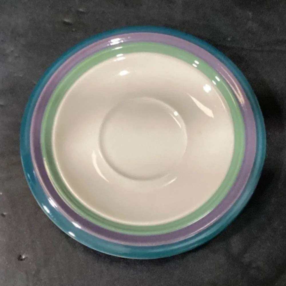 Pfaltzgraff‎ Mountain Shadow Teacup & Saucers, Set of 3, Vintage Tableware
